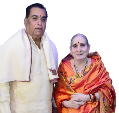 Prof. Dr. Vishwanath D. Karad and Late Smt. Urmilatai Karad